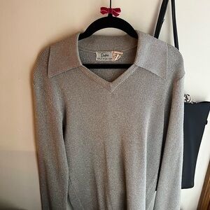 1970s Metallic Women’s Sweater